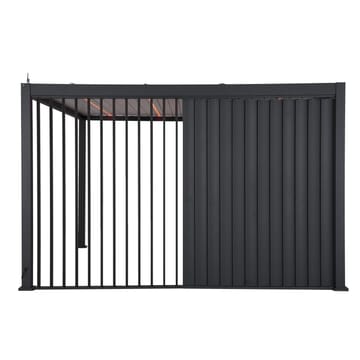 Vertikal skoddevegg til paviljong HOME4YOU Mirador 111 Mørk grå 3 m - mørkegrå - Hage - Uterom & feriehus - Lysthus & gazebo