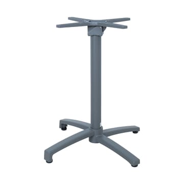 Bordbein HOME4YOU Bistro 67x67x72 cm Grå - Grå - Hagemøbler - Øvrig utendørs - Tilbehør utendørs - Ileggsplater hagebord