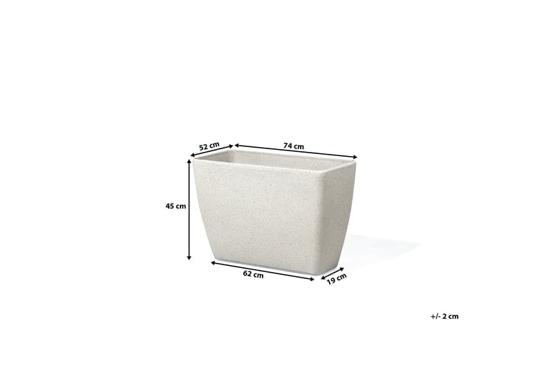 Baris Krukke 60 cm - Beige - Hagemøbler - Øvrig utendørs - Tilbehør utendørs - Hagekrukker