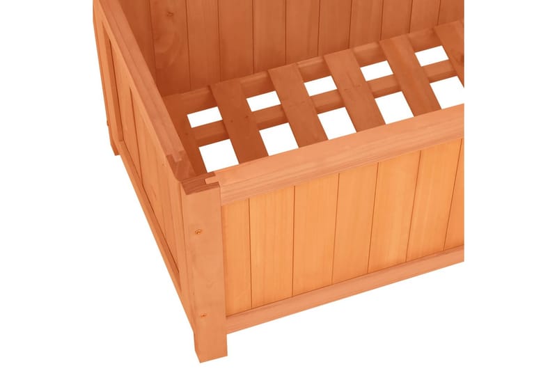 Blomsterkasse med espalier brun 70x30x135 cm heltre gran - Brun - Hagemøbler - Øvrig utendørs - Tilbehør utendørs - Hagekrukker