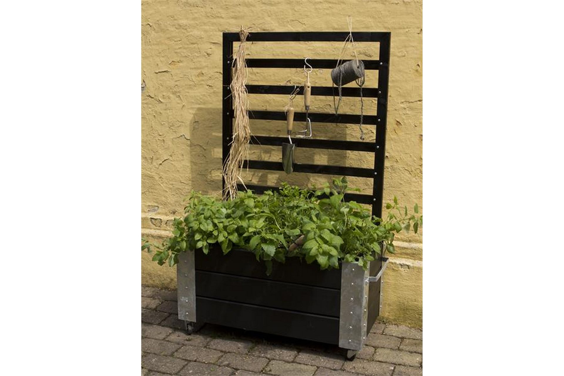 Cubic Blomsterkassse/Romavdeler 87x50x130 cm med stålhjørne - Hagemøbler - Øvrig utendørs - Tilbehør utendørs - Hagekrukker
