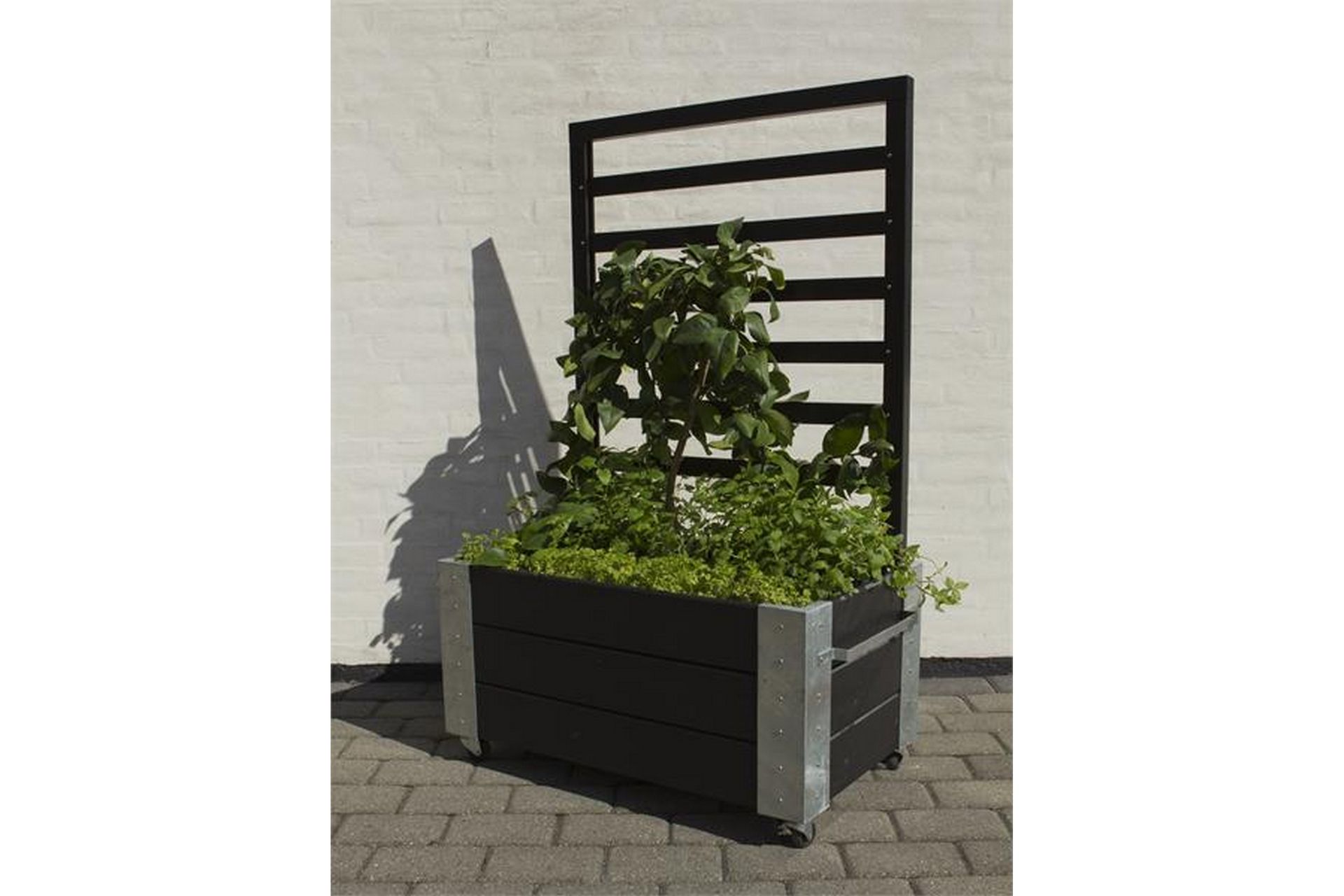Cubic Blomsterkassse/Romavdeler 87x50x130 cm med stålhjørne - Hagemøbler - Øvrig utendørs - Tilbehør utendørs - Hagekrukker