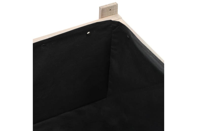 Forhøyet plantekasse med drivhus 110x54x120 cm heltre gran - Grå - Hagemøbler - Øvrig utendørs - Tilbehør utendørs - Hagekrukker