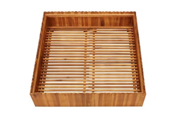 Høybed 100x100x25 cm heltre akasie - Brun - Hagemøbler - Øvrig utendørs - Tilbehør utendørs - Hagekrukker