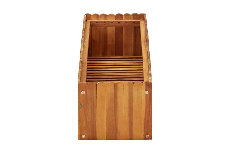 Høybed 100x30x25 cm heltre akasie - Brun - Hagemøbler - Øvrig utendørs - Tilbehør utendørs - Hagekrukker