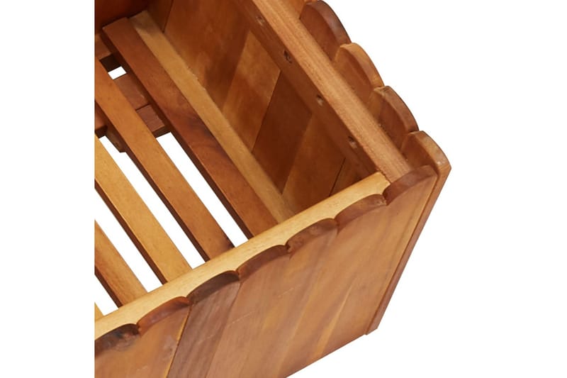 Høybed 100x30x25 cm heltre akasie - Brun - Hagemøbler - Øvrig utendørs - Tilbehør utendørs - Hagekrukker