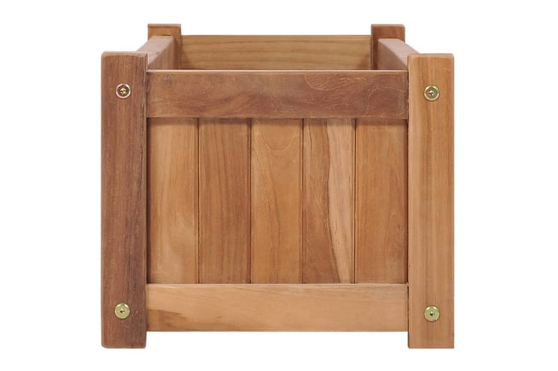 Høybed 100x30x25 cm heltre teak - Hagemøbler - Øvrig utendørs - Tilbehør utendørs - Hagekrukker