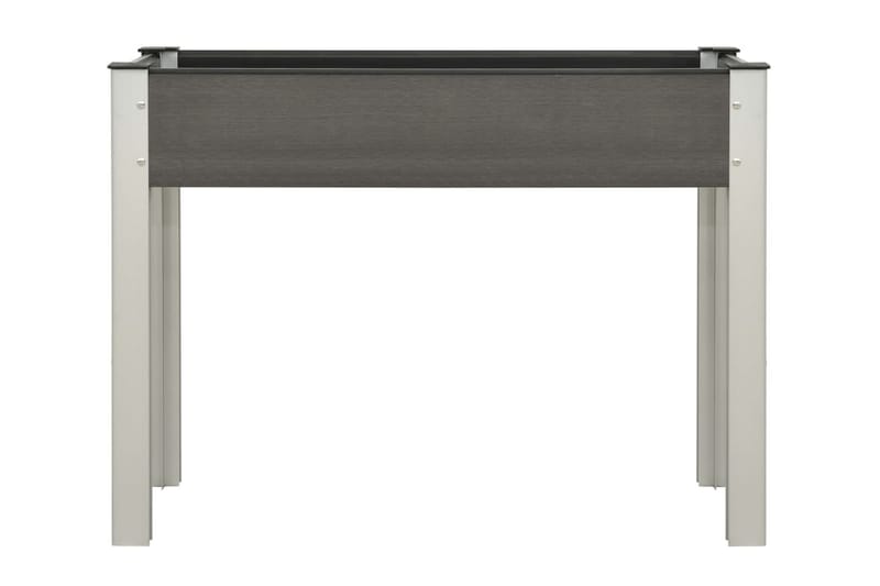 Høybed 100x40x75 cm WPC grå - Grå - Hagemøbler - Øvrig utendørs - Tilbehør utendørs - Hagekrukker