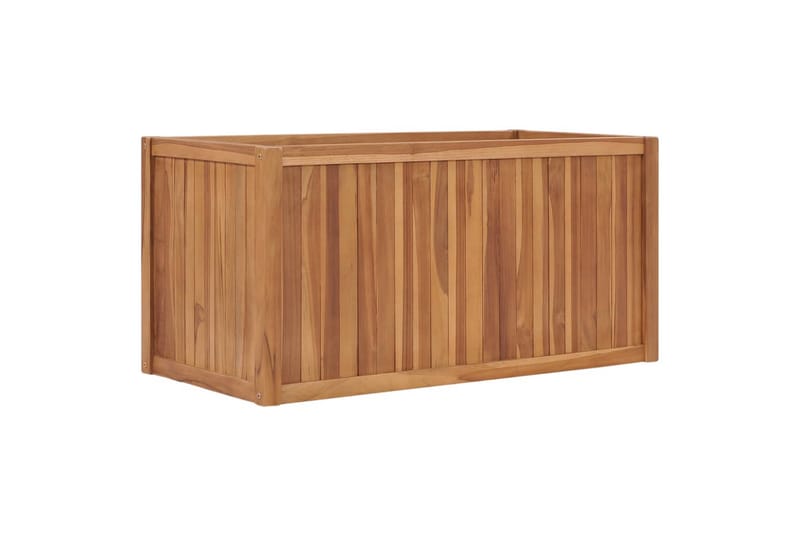 Høybed 100x50x50 cm heltre teak - Hagemøbler - Øvrig utendørs - Tilbehør utendørs - Hagekrukker