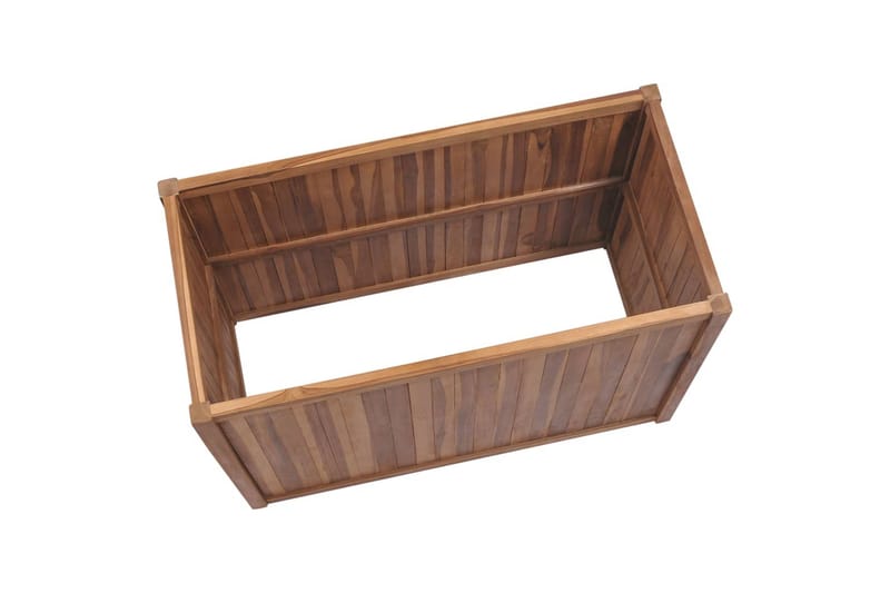 Høybed 100x50x50 cm heltre teak - Hagemøbler - Øvrig utendørs - Tilbehør utendørs - Hagekrukker