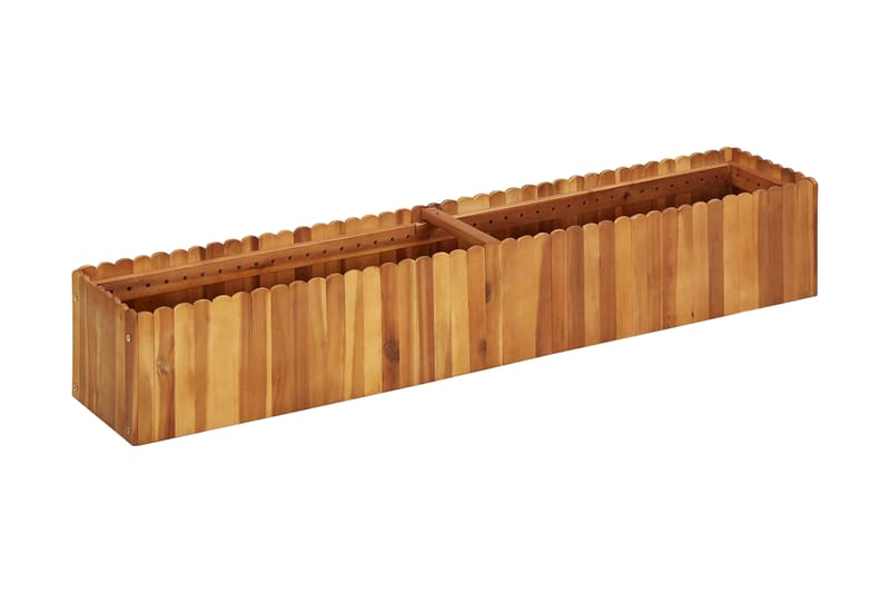 Høybed 150x30x25 cm heltre akasie - Brun - Hagemøbler - Øvrig utendørs - Tilbehør utendørs - Hagekrukker