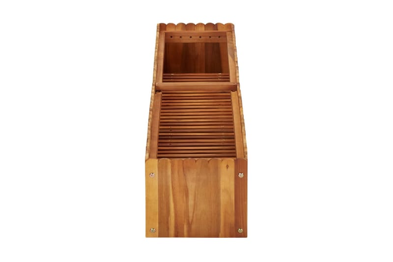 Høybed 150x30x25 cm heltre akasie - Brun - Hagemøbler - Øvrig utendørs - Tilbehør utendørs - Hagekrukker