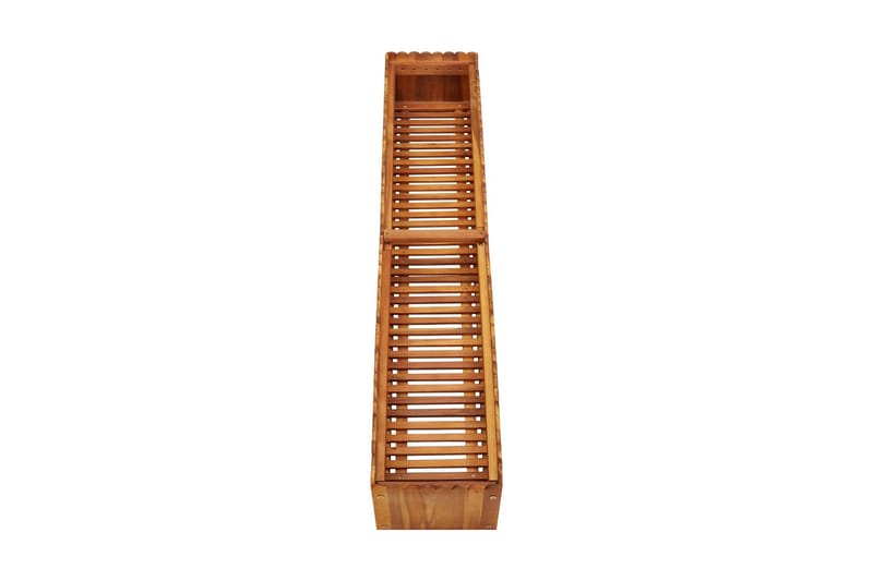Høybed 150x30x25 cm heltre akasie - Brun - Hagemøbler - Øvrig utendørs - Tilbehør utendørs - Hagekrukker