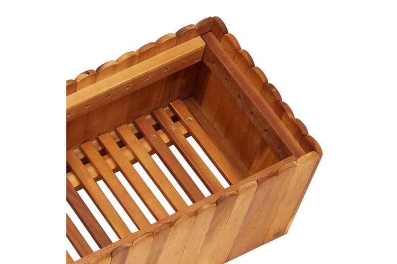 Høybed 150x30x25 cm heltre akasie - Brun - Hagemøbler - Øvrig utendørs - Tilbehør utendørs - Hagekrukker