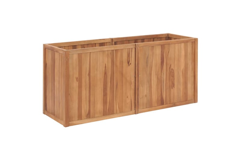 Høybed 150x50x70 cm heltre teak - Brun - Hagemøbler - Øvrig utendørs - Tilbehør utendørs - Hagekrukker