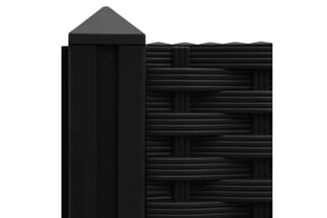 Høybed 160x40x71 cm polypropylen - Svart - Hagemøbler - Øvrig utendørs - Tilbehør utendørs - Hagekrukker