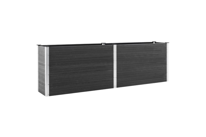 Høybed 200x100x91 cm WPC grå - Grå - Hagemøbler - Øvrig utendørs - Tilbehør utendørs - Hagekrukker