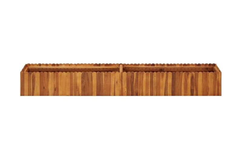 Høybed 200x30x25 cm heltre akasie - Brun - Hagemøbler - Øvrig utendørs - Tilbehør utendørs - Hagekrukker