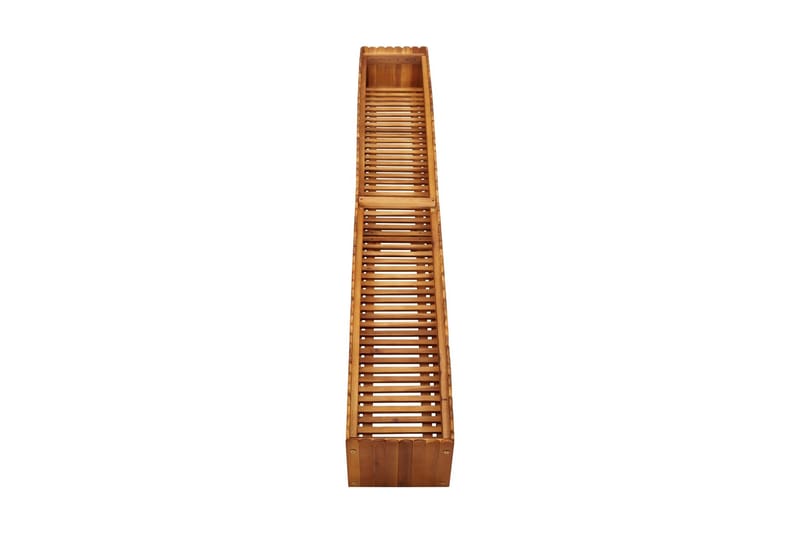 Høybed 200x30x25 cm heltre akasie - Brun - Hagemøbler - Øvrig utendørs - Tilbehør utendørs - Hagekrukker