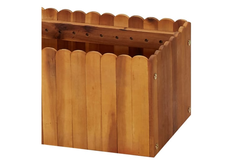 Høybed 200x30x25 cm heltre akasie - Brun - Hagemøbler - Øvrig utendørs - Tilbehør utendørs - Hagekrukker