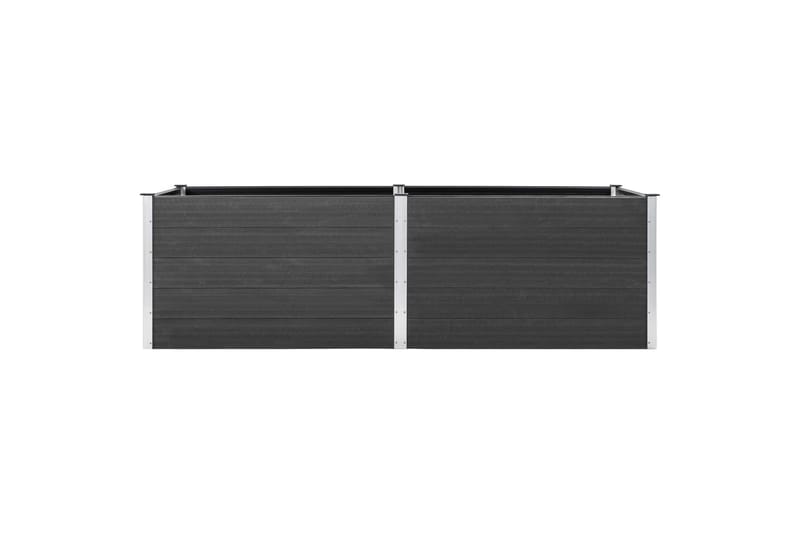 Høybed 200x50x91 cm WPC grå - Grå - Hagemøbler - Øvrig utendørs - Tilbehør utendørs - Hagekrukker
