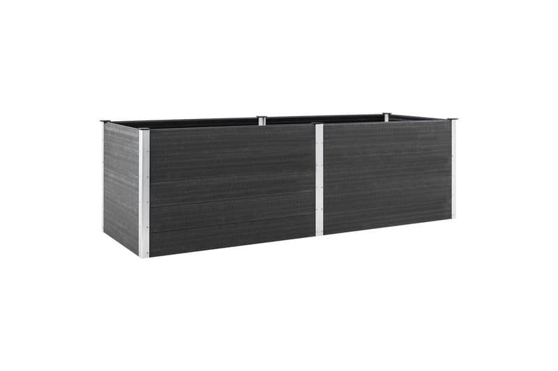 Høybed 200x50x91 cm WPC grå - Grå - Hagemøbler - Øvrig utendørs - Tilbehør utendørs - Hagekrukker