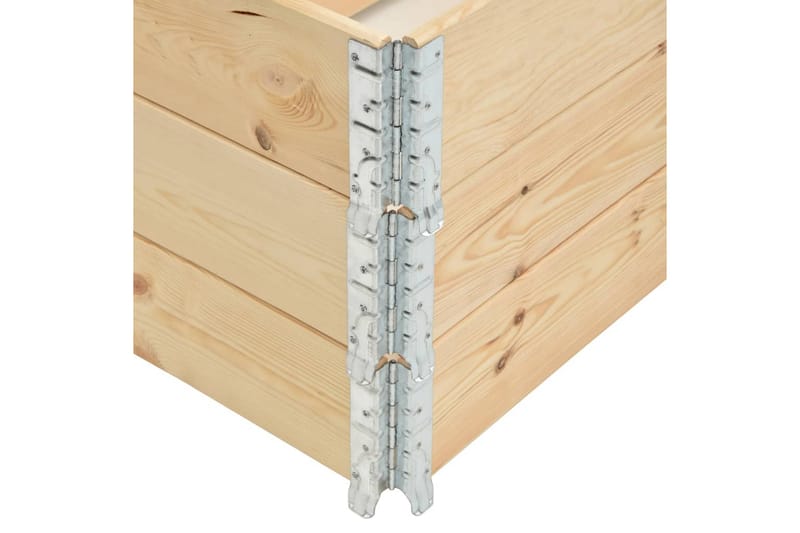 Høybed 3 stk 60x80 cm heltre furu - Hagemøbler - Øvrig utendørs - Tilbehør utendørs - Hagekrukker