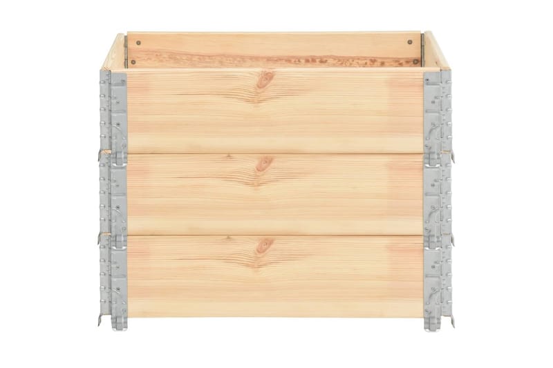 Høybed 3 stk 60x80 cm heltre furu - Hagemøbler - Øvrig utendørs - Tilbehør utendørs - Hagekrukker