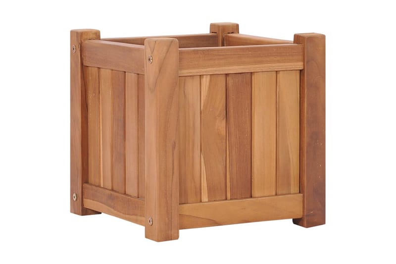 Høybed 30x30x30 cm heltre teak - Hagemøbler - Øvrig utendørs - Tilbehør utendørs - Hagekrukker
