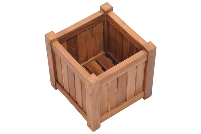 Høybed 30x30x30 cm heltre teak - Hagemøbler - Øvrig utendørs - Tilbehør utendørs - Hagekrukker