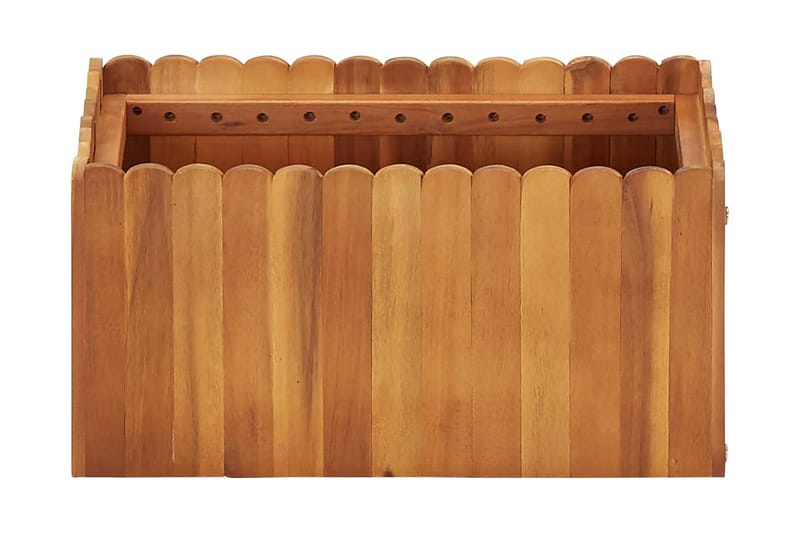 Høybed 50x30x25 cm heltre akasie - Brun - Hagemøbler - Øvrig utendørs - Tilbehør utendørs - Hagekrukker