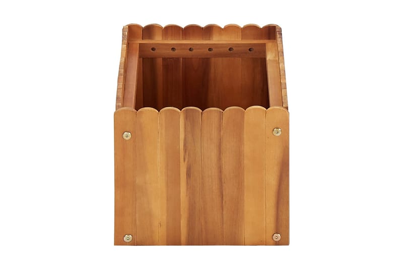 Høybed 50x30x25 cm heltre akasie - Brun - Hagemøbler - Øvrig utendørs - Tilbehør utendørs - Hagekrukker