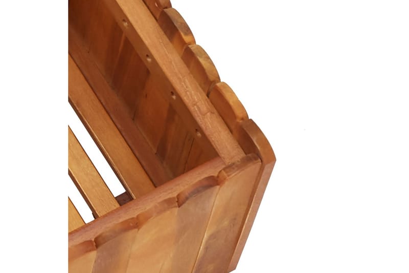 Høybed 50x30x25 cm heltre akasie - Brun - Hagemøbler - Øvrig utendørs - Tilbehør utendørs - Hagekrukker