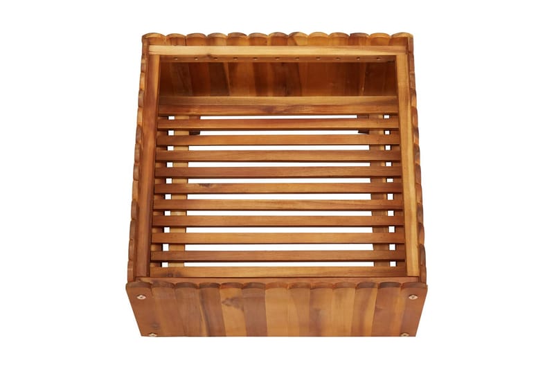 Høybed 50x50x25 cm heltre akasie - Brun - Hagemøbler - Øvrig utendørs - Tilbehør utendørs - Hagekrukker
