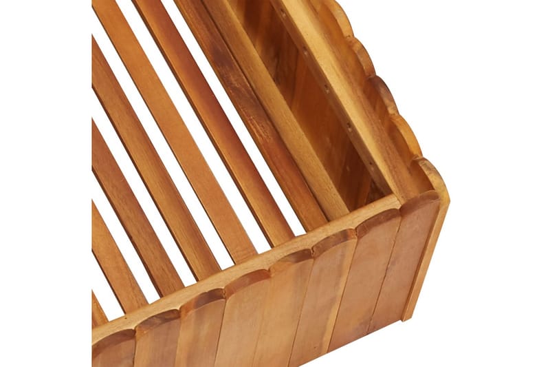 Høybed 50x50x25 cm heltre akasie - Brun - Hagemøbler - Øvrig utendørs - Tilbehør utendørs - Hagekrukker