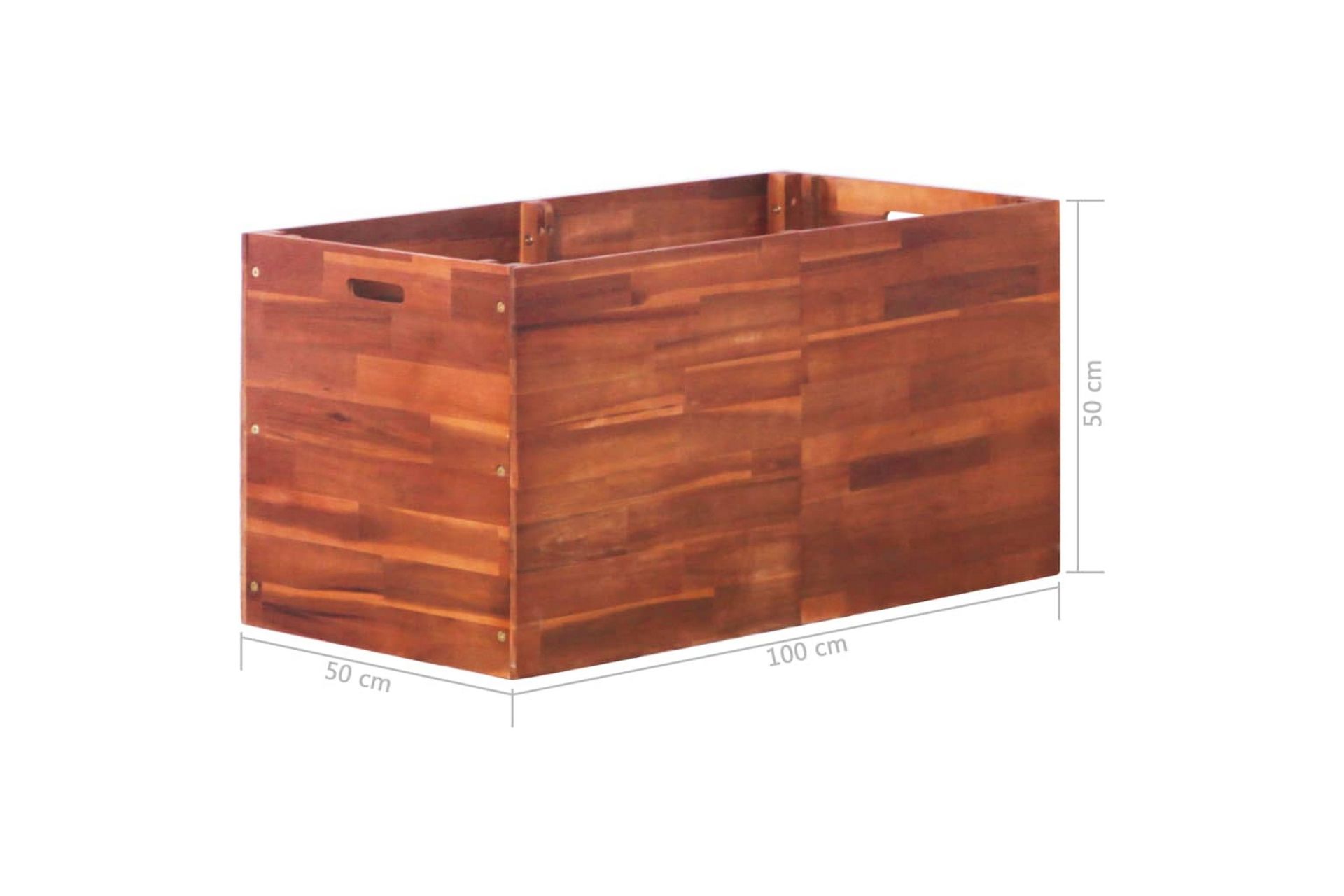 Høybed akasietre 100x50x50 cm - Hagemøbler - Øvrig utendørs - Tilbehør utendørs - Hagekrukker