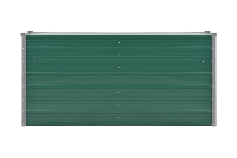 Høybed galvanisert stål 160x40x77 cm grønn - Hagemøbler - Øvrig utendørs - Tilbehør utendørs - Hagekrukker