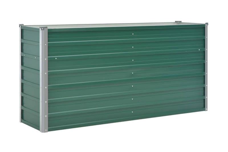 Høybed galvanisert stål 160x40x77 cm grønn - Hagemøbler - Øvrig utendørs - Tilbehør utendørs - Hagekrukker