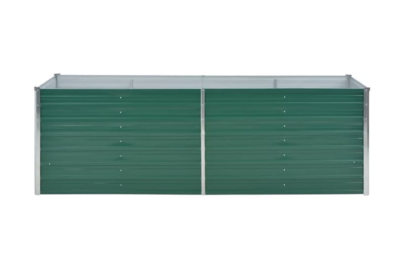Høybed galvanisert stål 240x80x77 cm grønn - Hagemøbler - Øvrig utendørs - Tilbehør utendørs - Hagekrukker