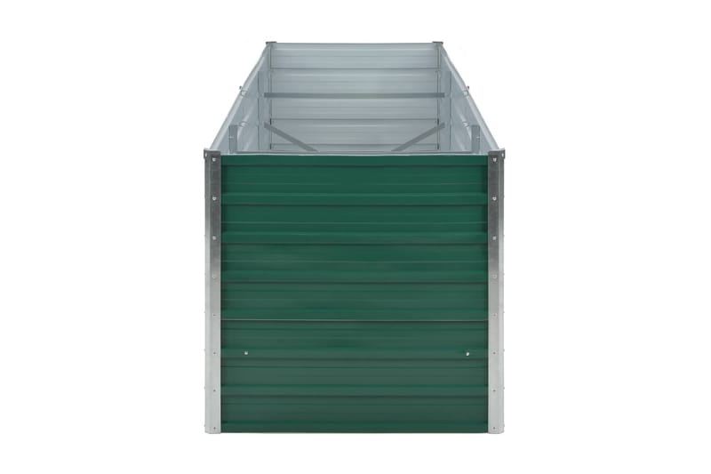 Høybed galvanisert stål 240x80x77 cm grønn - Hagemøbler - Øvrig utendørs - Tilbehør utendørs - Hagekrukker