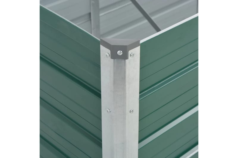 Høybed galvanisert stål 240x80x77 cm grønn - Hagemøbler - Øvrig utendørs - Tilbehør utendørs - Hagekrukker