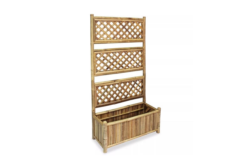 Høybed med espalier bambus 70 cm - Hagemøbler - Øvrig utendørs - Tilbehør utendørs - Hagekrukker