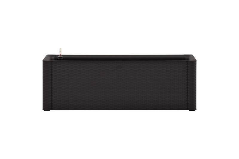 Høybed med selvvanningssystem antrasitt 100x43x33 cm - Antrasittgrå - Hagemøbler - Øvrig utendørs - Tilbehør utendørs - Hagekrukker
