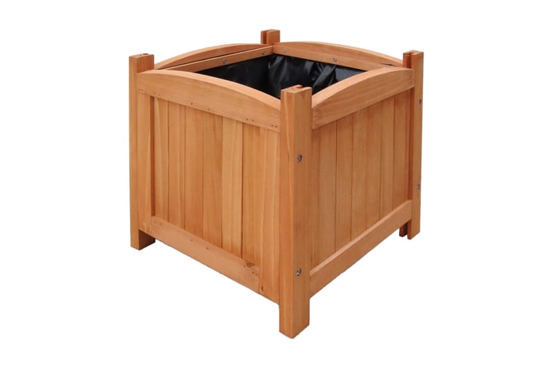 Høybed tre 2 stk 30 x 30 x 30 cm - Hagemøbler - Øvrig utendørs - Tilbehør utendørs - Hagekrukker
