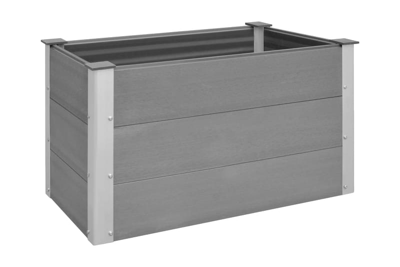 Høybed WPC 100x50x54 cm grå - Hagemøbler - Øvrig utendørs - Tilbehør utendørs - Hagekrukker