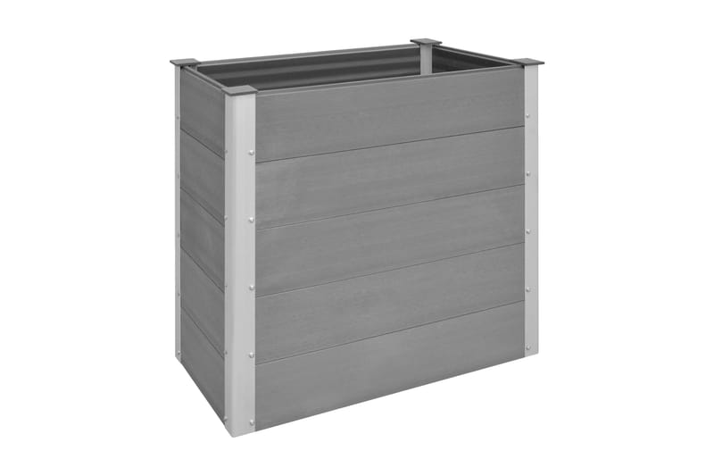 Høybed WPC 100x50x91 cm grå - Hagemøbler - Øvrig utendørs - Tilbehør utendørs - Hagekrukker