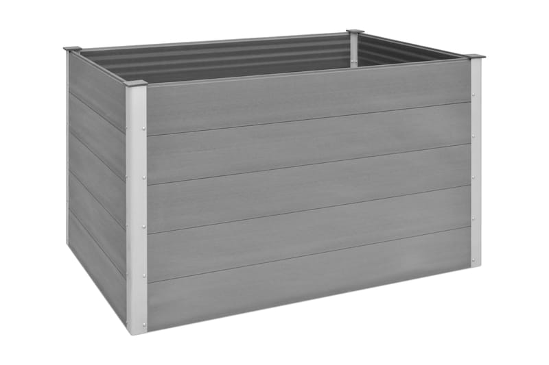 Høybed WPC 150x100x91 cm grå - Hagemøbler - Øvrig utendørs - Tilbehør utendørs - Hagekrukker