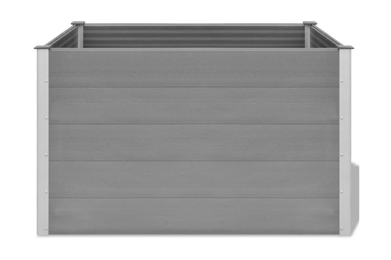 Høybed WPC 150x100x91 cm grå - Hagemøbler - Øvrig utendørs - Tilbehør utendørs - Hagekrukker
