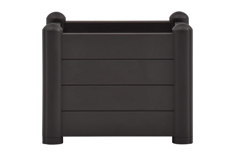 Høybed PP antrasitt 43x43x35 cm - Antrasittgrå - Hagemøbler - Øvrig utendørs - Tilbehør utendørs - Hagekrukker
