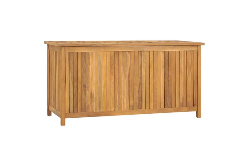 Hageboks 114x50x58 cm heltre teak - Brun - Hagemøbler - Øvrig utendørs - Tilbehør utendørs - Hagekrukker